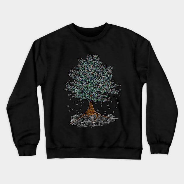 Electric tree Crewneck Sweatshirt by DariaMT